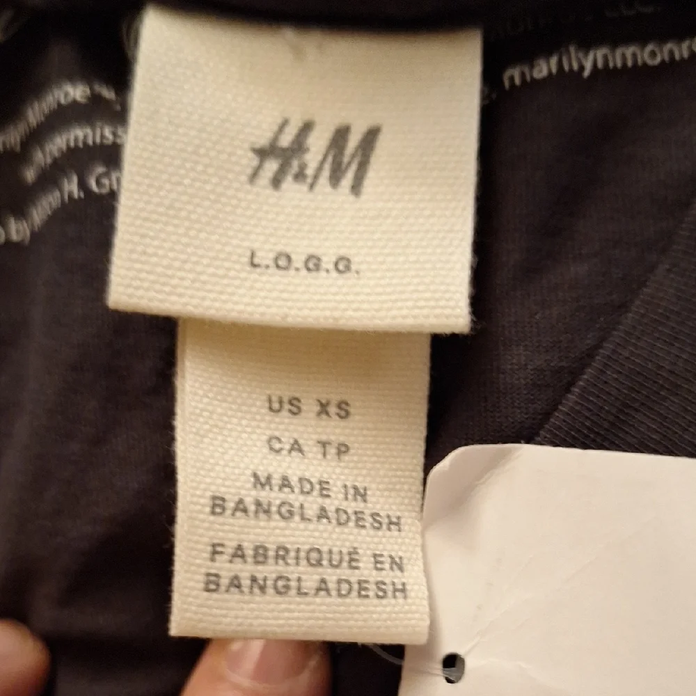 H&M Gray Marilyn Monroe Graphic Tee Size XS-TP - Picture 5 of 5
